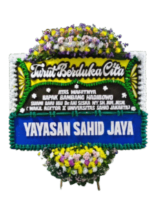 Karangan Bunga Papan Duka Cita – New 009